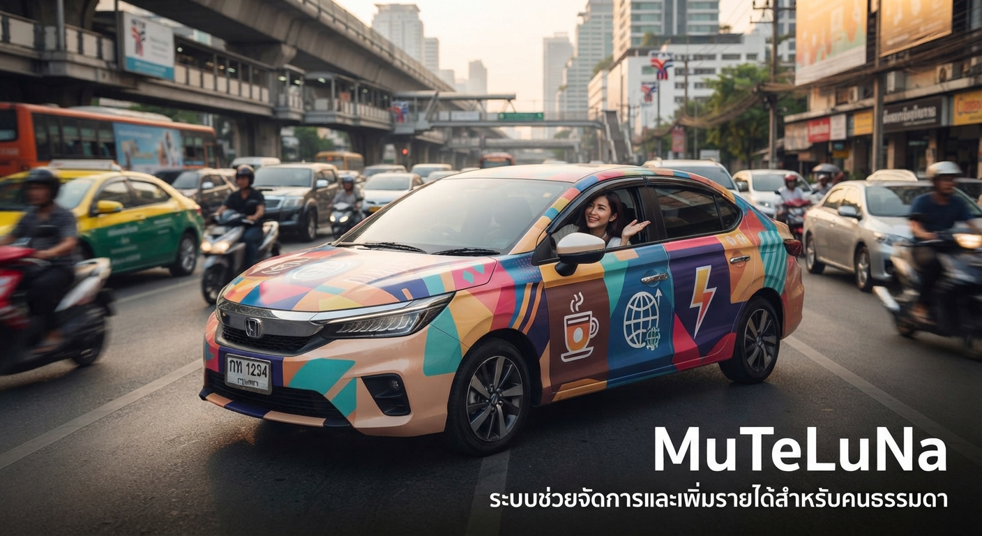 ให้เช่าพื้นที่โฆษณาบนรถยนต์ส่วนตัว