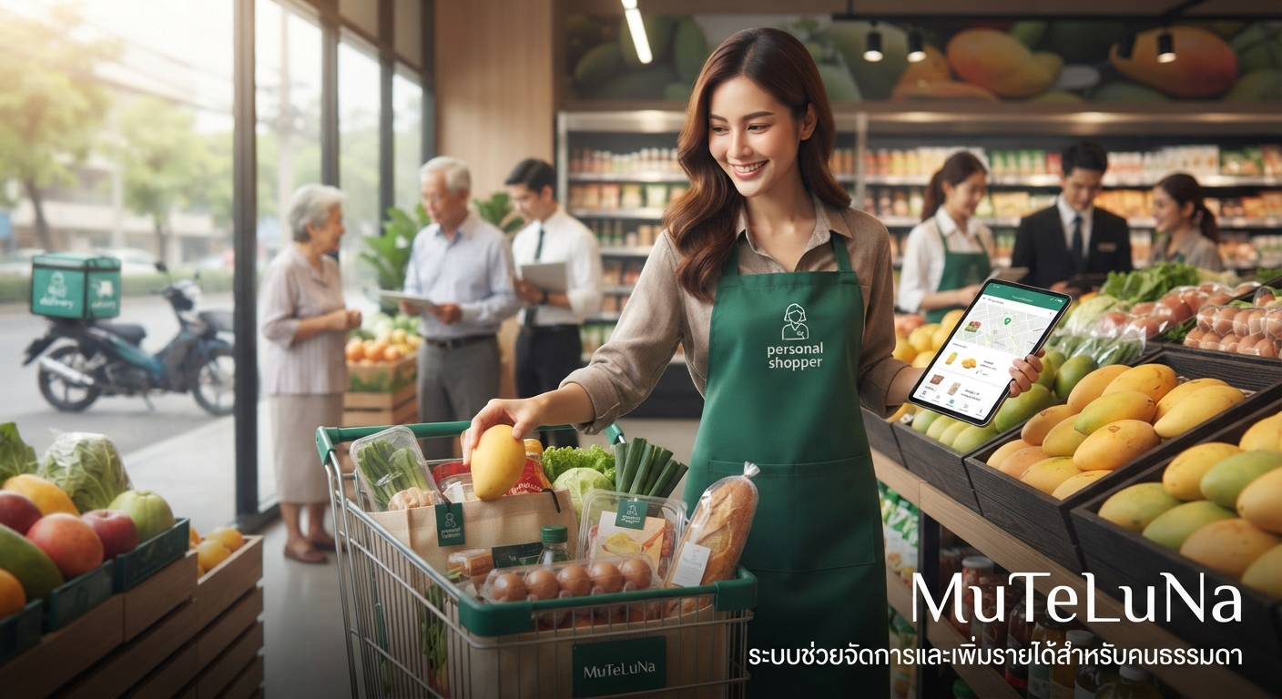 บริการซื้อของ/วิ่งธุระแทน