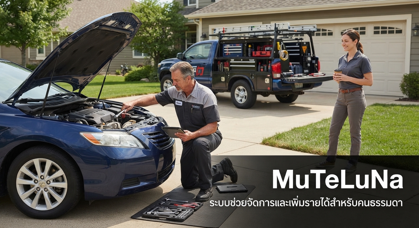 รับซ่อมรถยนต์นอกสถานที่ (Mobile Mechanic)
