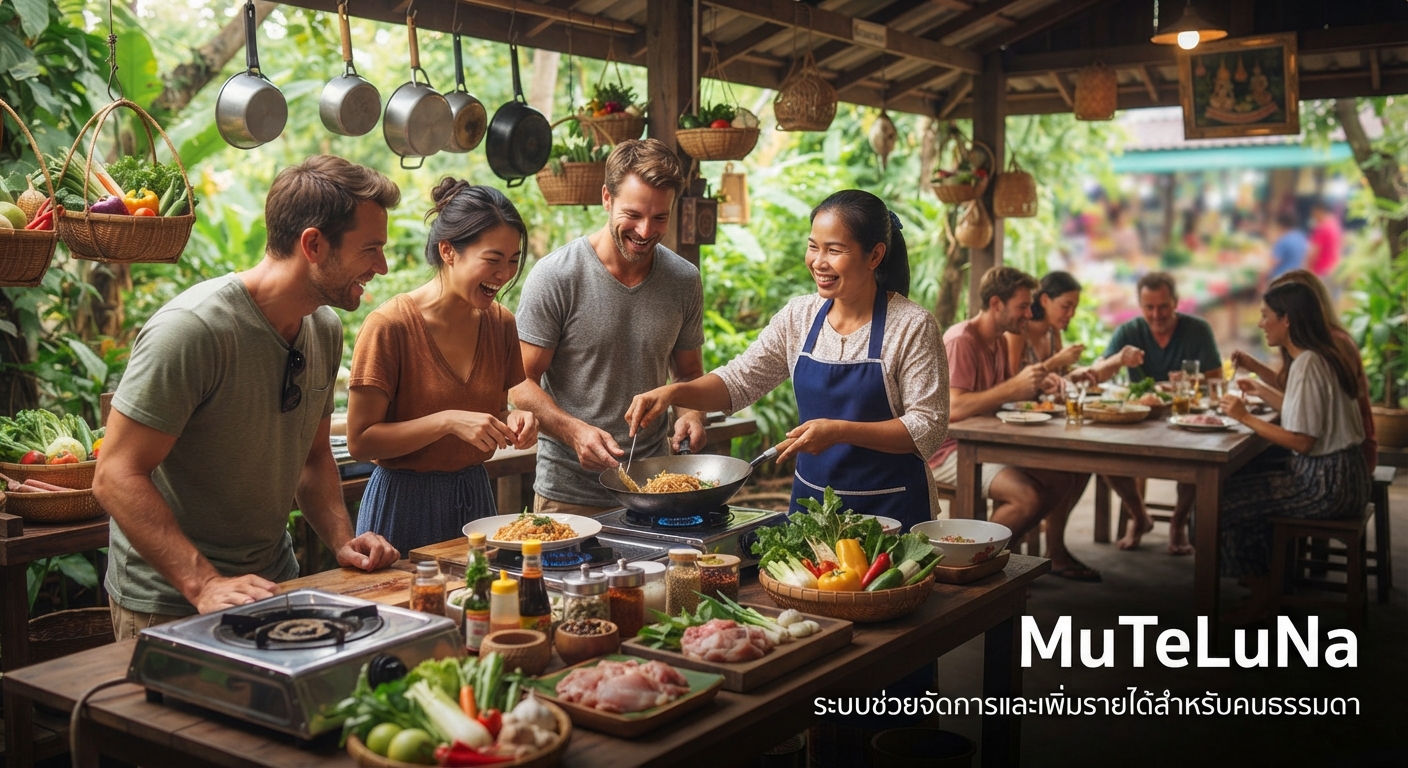สอนทำอาหารไทยให้นักท่องเที่ยวผ่าน Airbnb Experiences