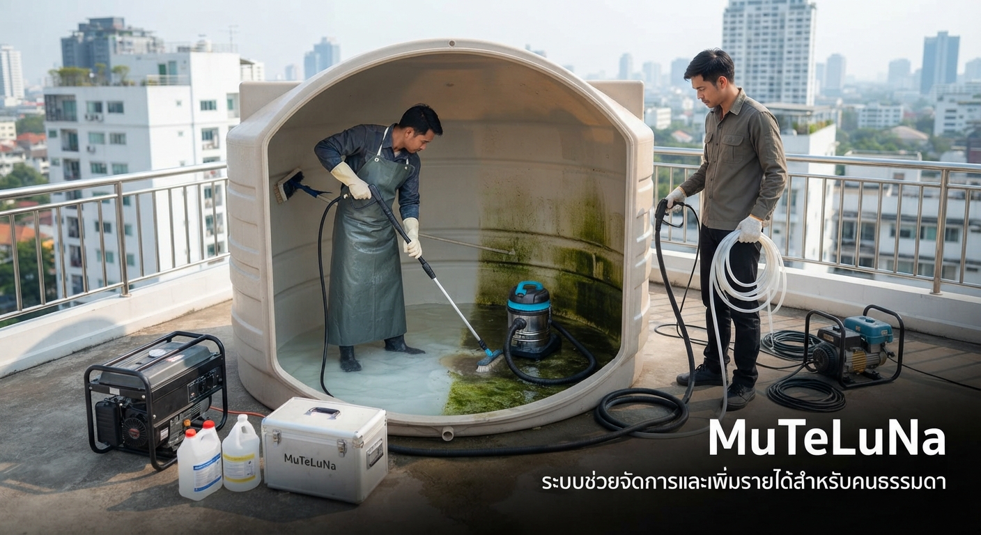 รับล้างถังเก็บน้ำ