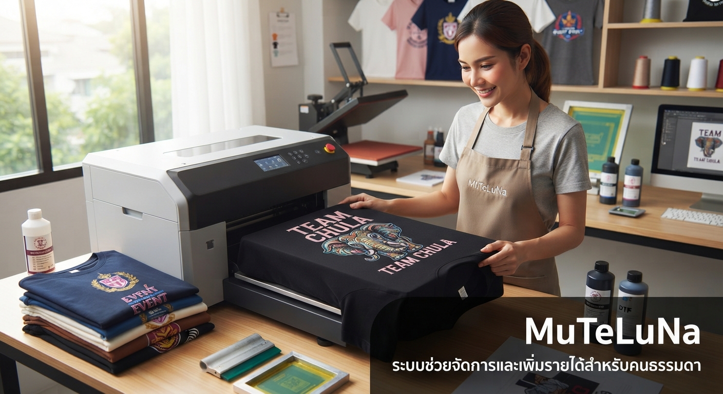 รับสกรีนเสื้อ/พิมพ์เสื้อตามสั่ง