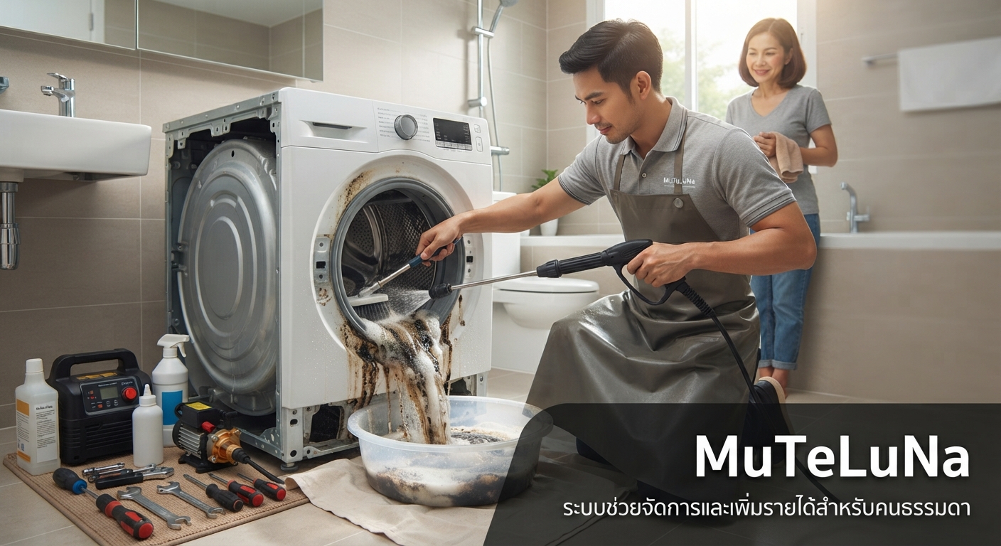รับล้างเครื่องซักผ้า