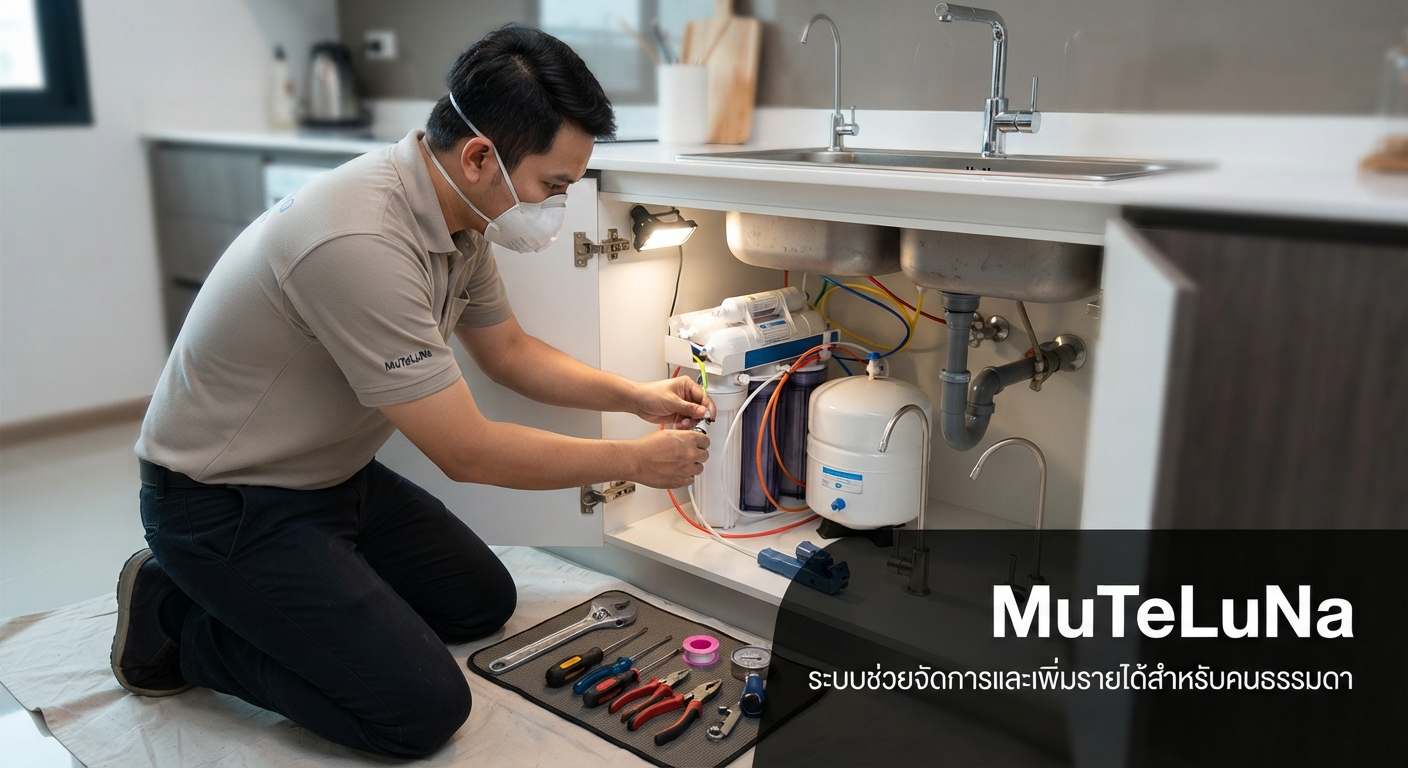 รับติดตั้งเครื่องกรองน้ำ