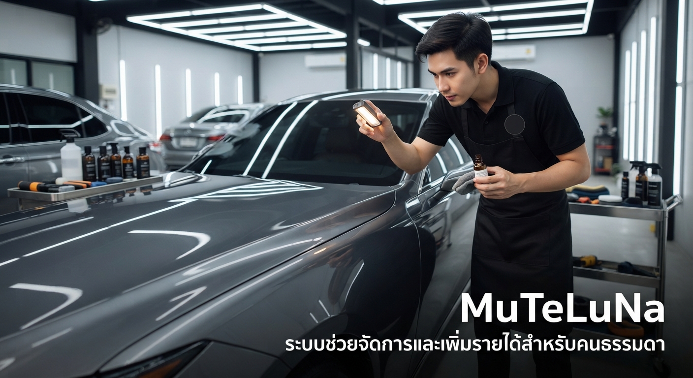 รับเคลือบแก้ว/เซรามิกรถยนต์