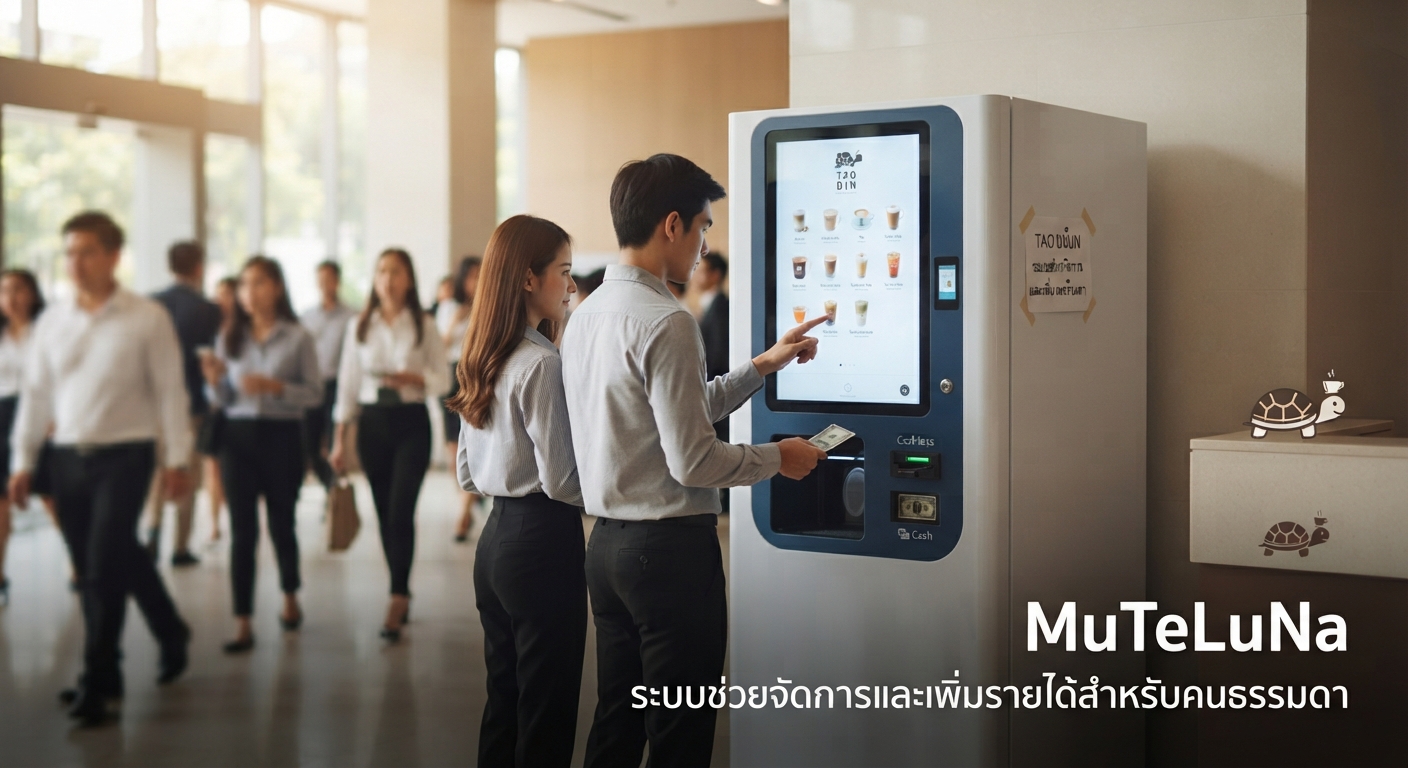 ให้พื้นที่ติดตั้งตู้เต่าบิน (ไม่ต้องซื้อตู้เอง)