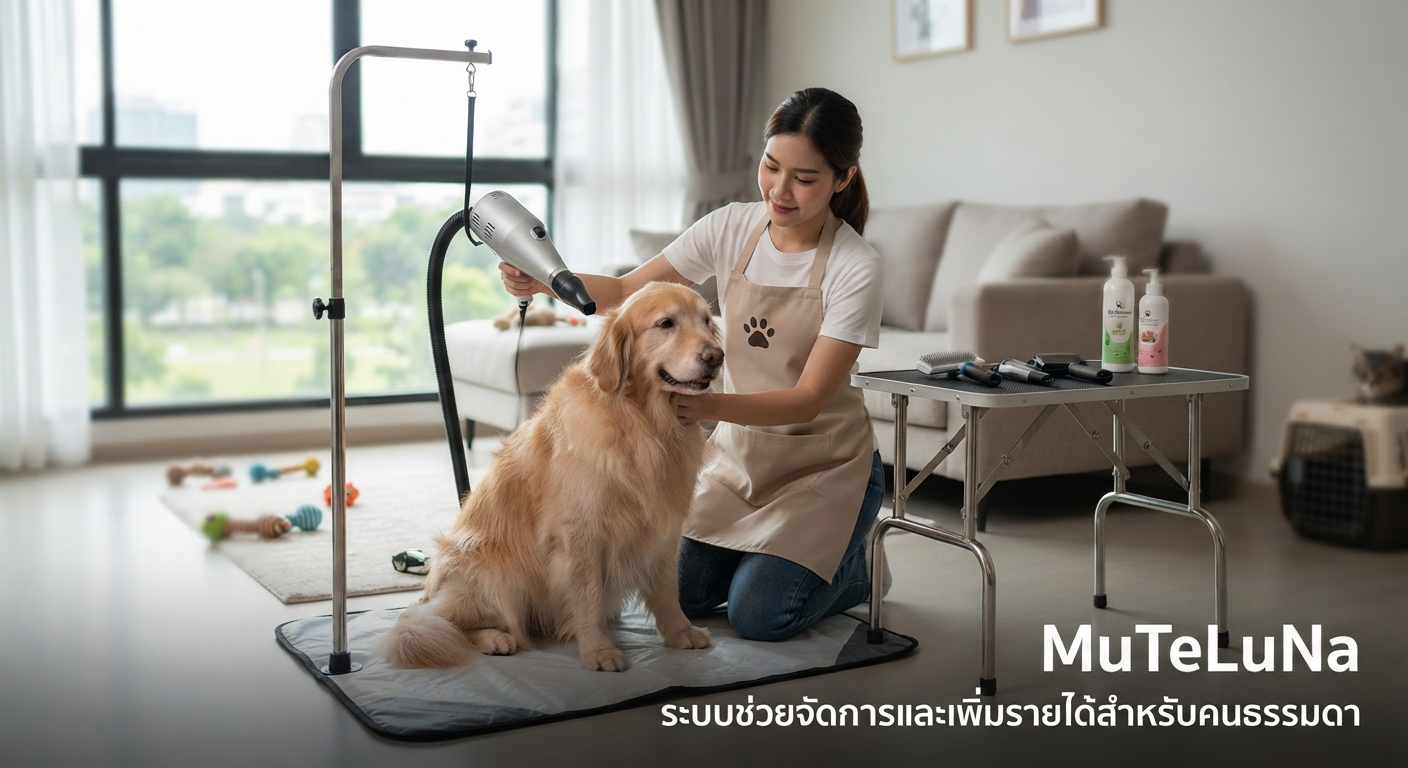 รับอาบน้ำ-ตัดขนสัตว์เลี้ยงถึงบ้าน (Pet Grooming)