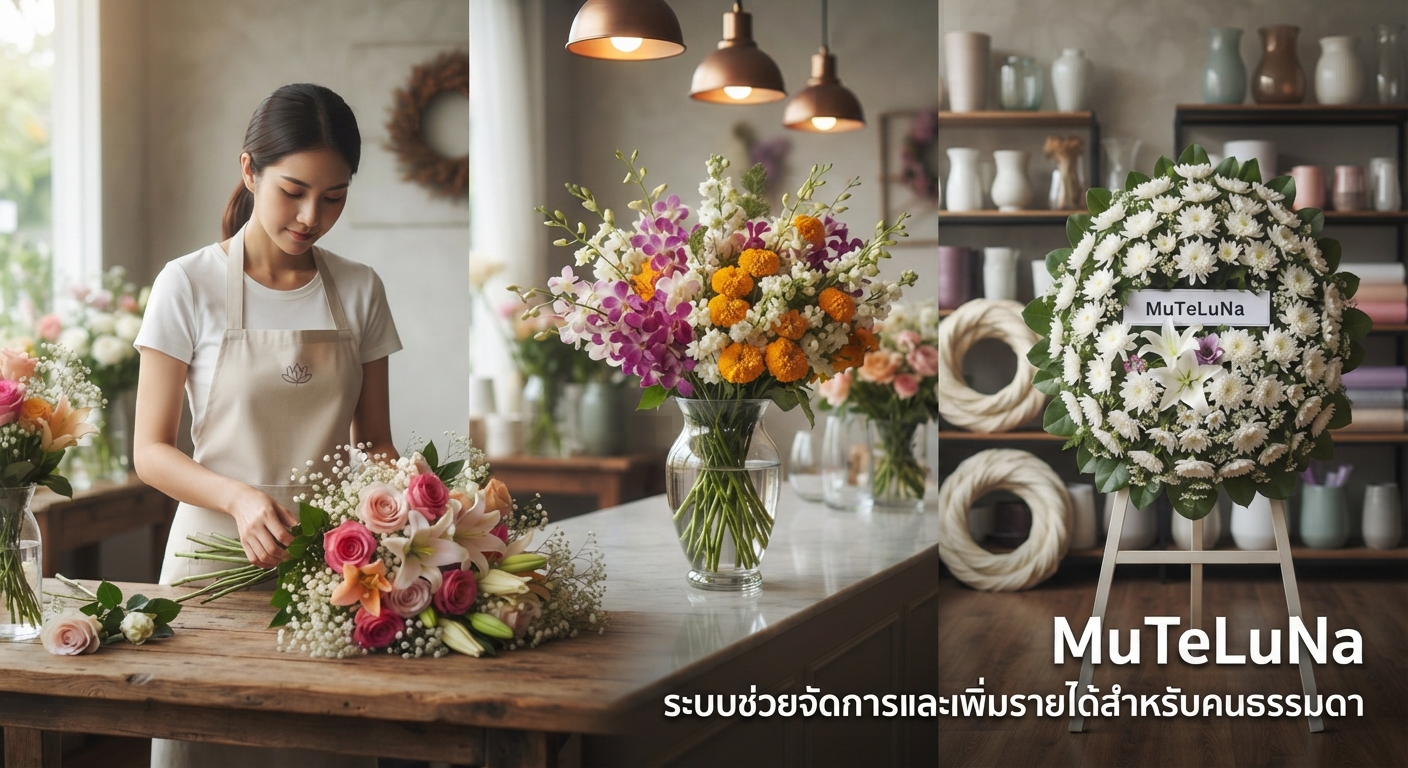 รับจัดดอกไม้/ทำพวงหรีด