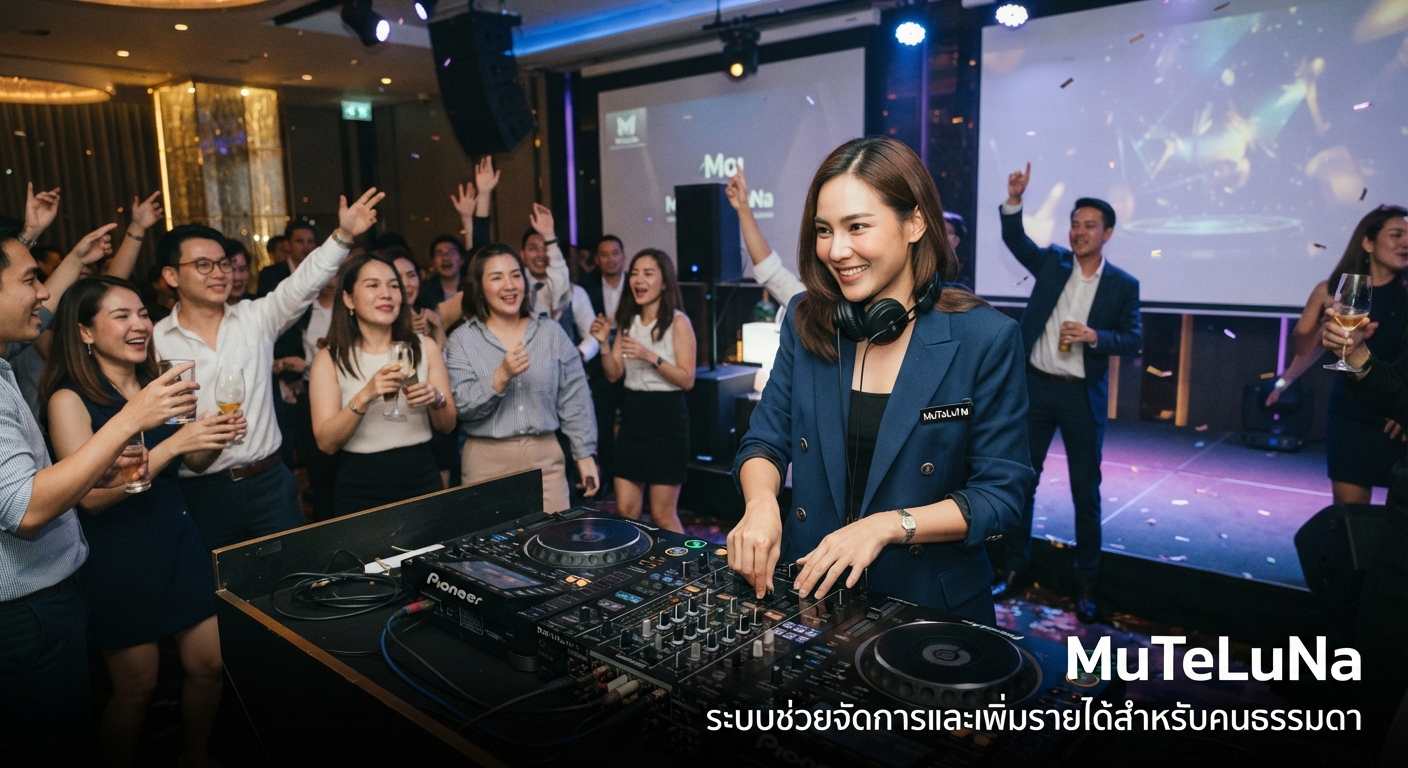 รับเป็น DJ เปิดเพลงงานปาร์ตี้/งานแต่ง