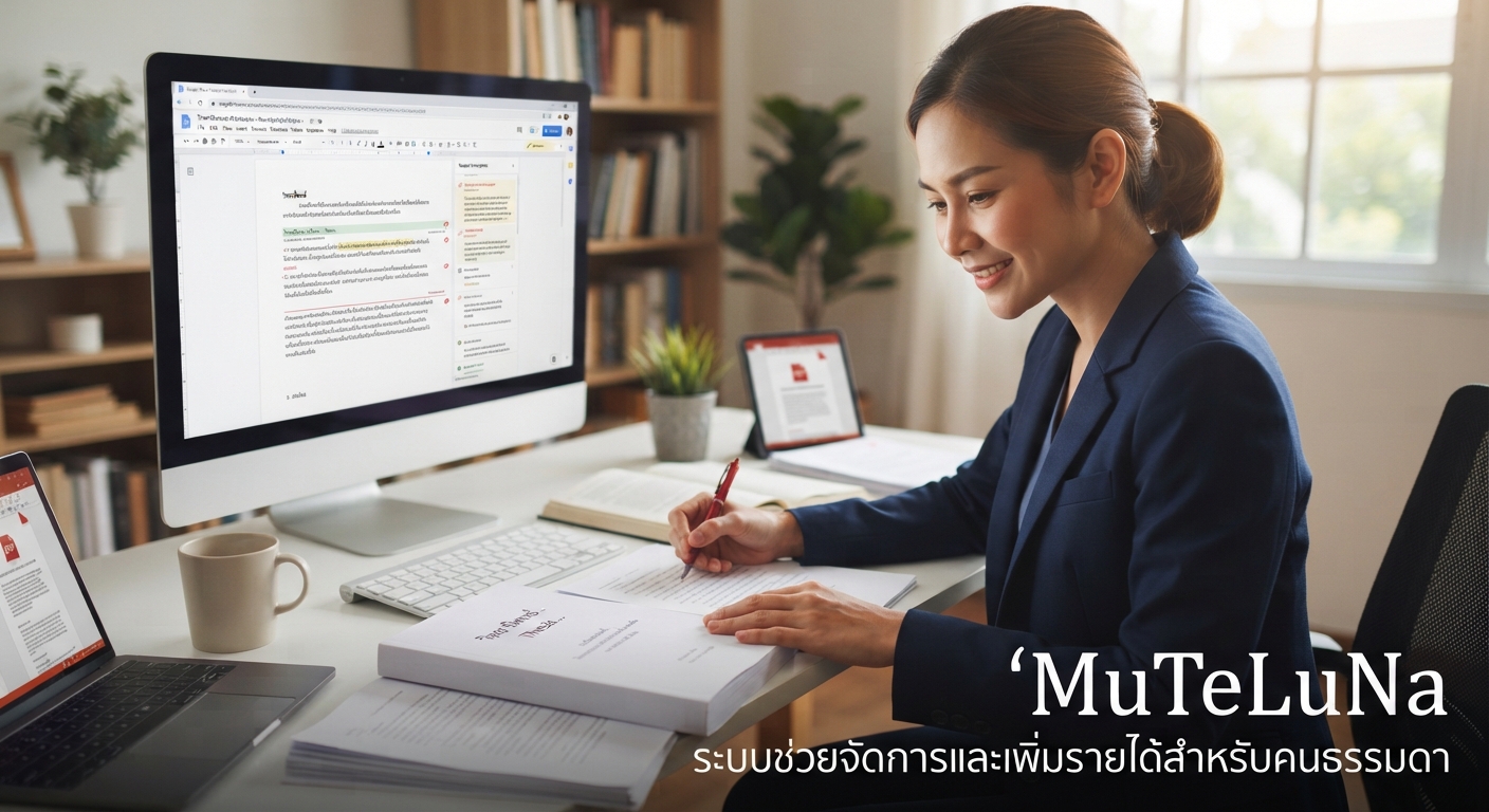 รับพิสูจน์อักษร/ตรวจแก้ไขวิทยานิพนธ์