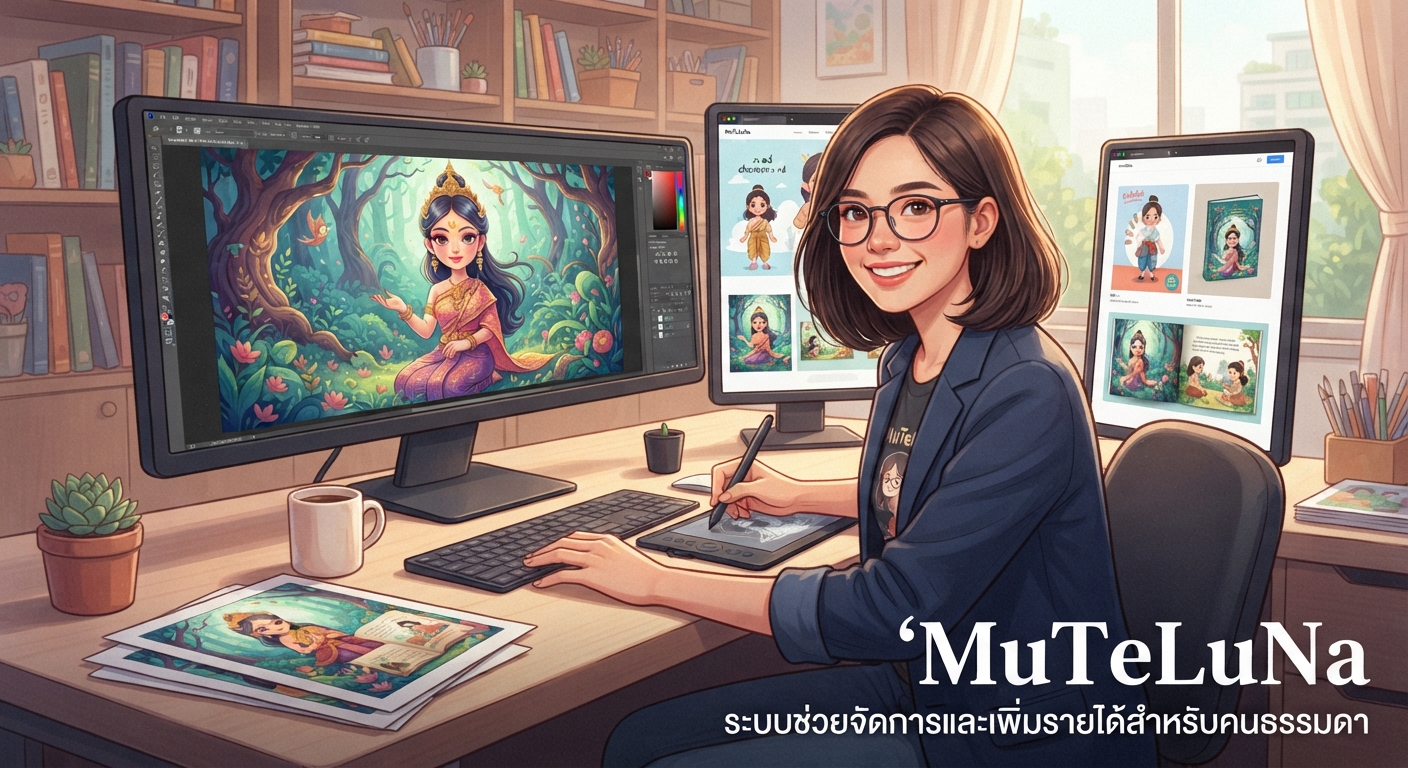 รับวาดภาพประกอบ/Illustration