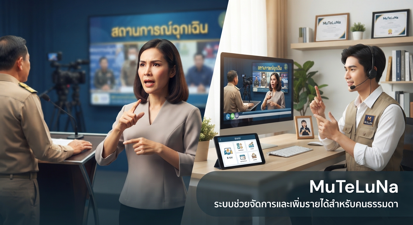 รับเป็นล่ามภาษามือไทย