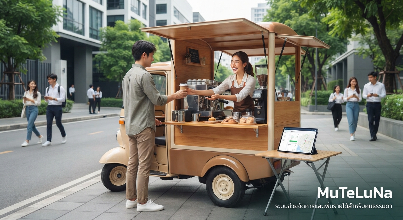 รถกาแฟเคลื่อนที่ (Coffee Cart/Truck)