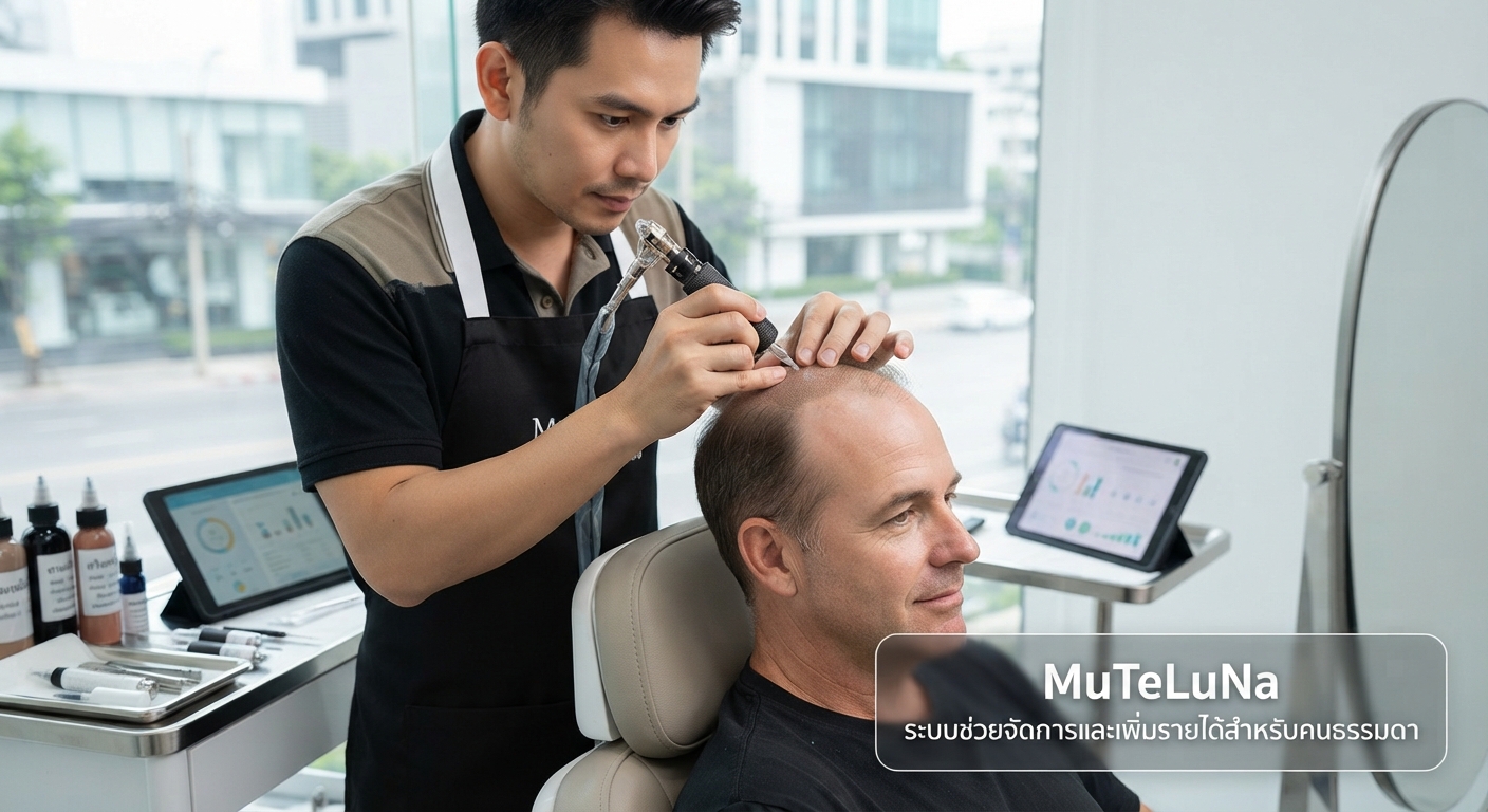 ช่างสักไรผม/สักหนังศีรษะ (SMP - Scalp Micropigmentation)