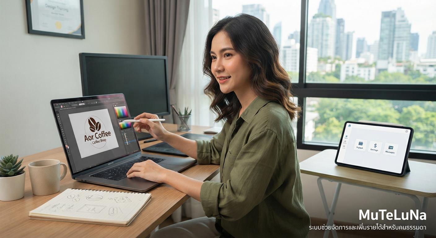 รับออกแบบกราฟิก/โลโก้ ฟรีแลนซ์