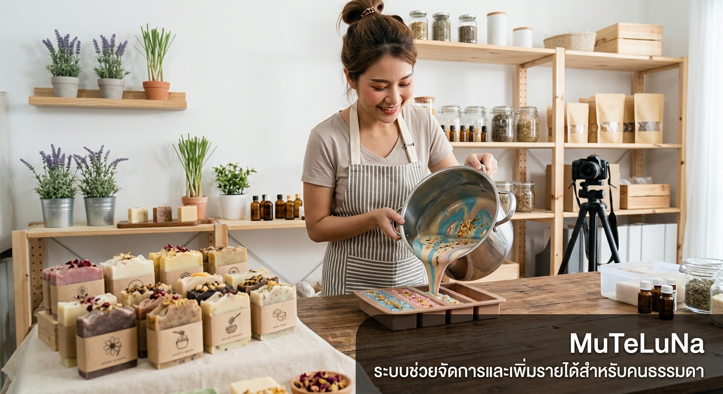 ทำสบู่แฮนด์เมดขาย