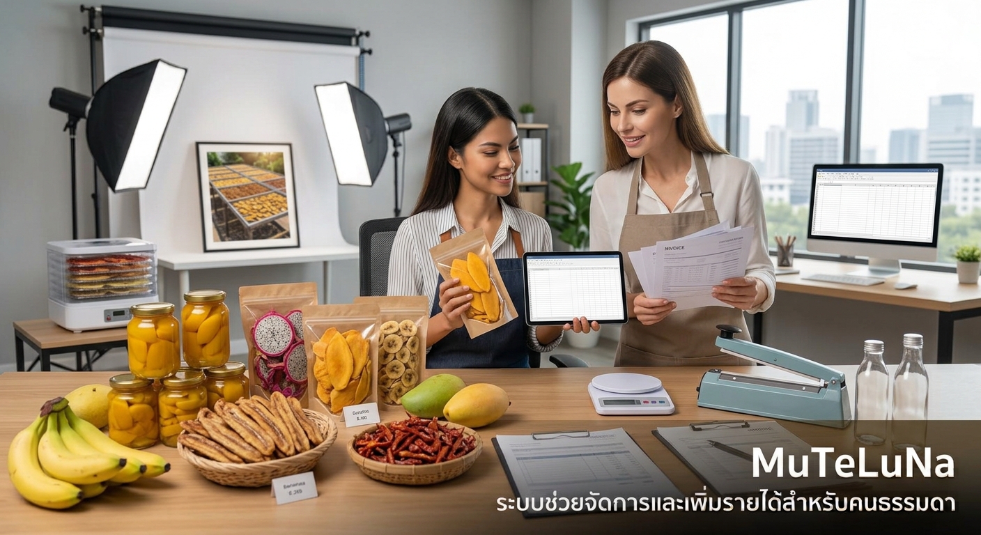 ขายสินค้าเกษตรแปรรูป (กล้วยตาก/ผลไม้แปรรูป)