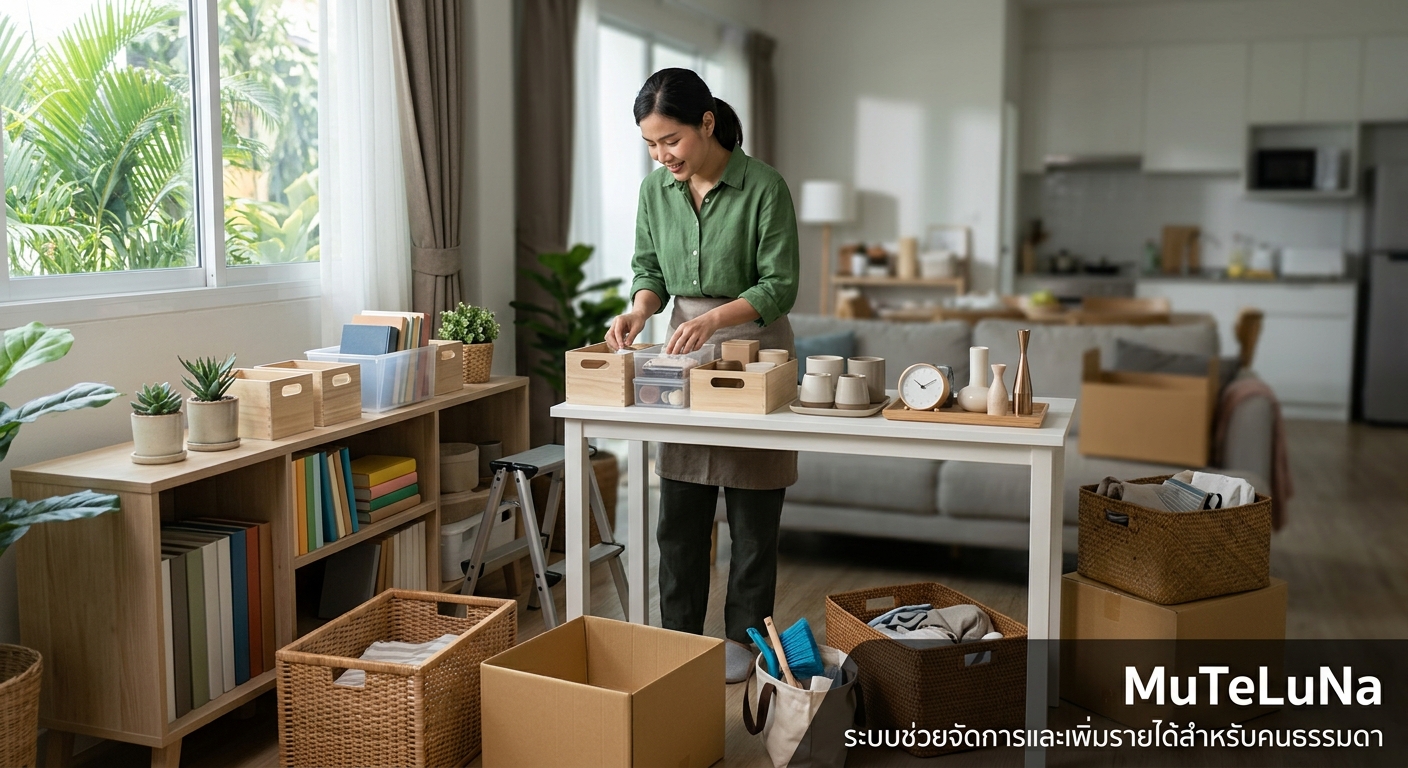 รับจัดระเบียบบ้าน (Home Organizer)