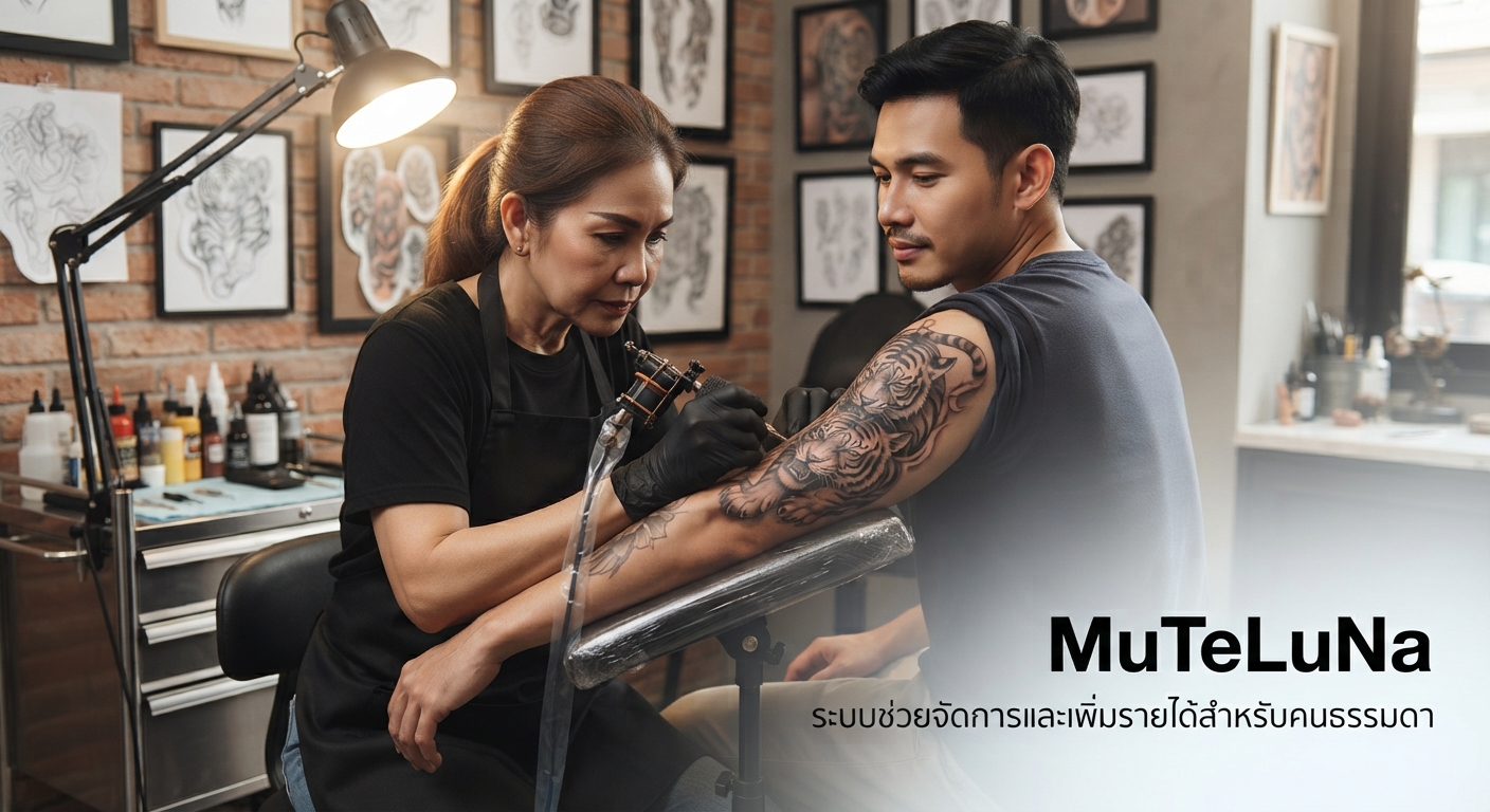 รับสักลาย/ออกแบบลายสัก