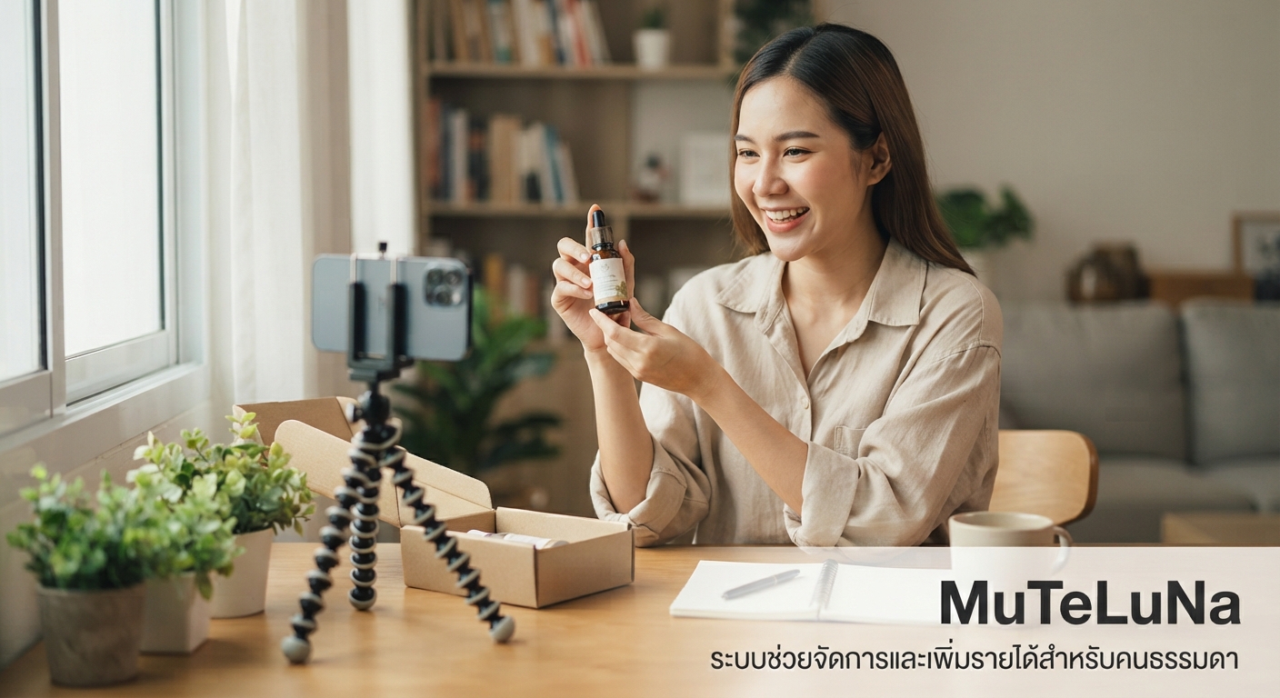 รับทำวิดีโอรีวิวสินค้าให้แบรนด์ (UGC Creator)