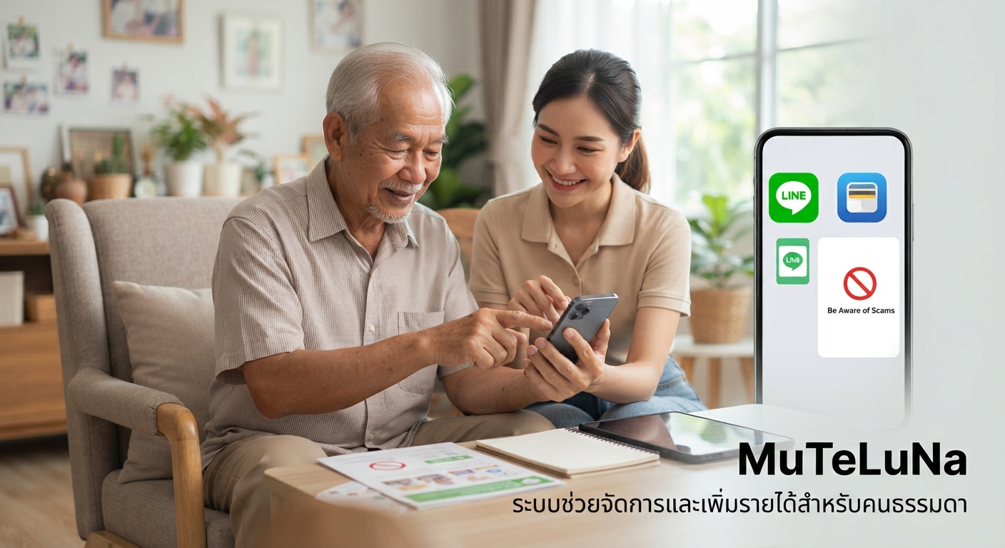 รับสอนทักษะดิจิทัลให้ผู้สูงอายุ